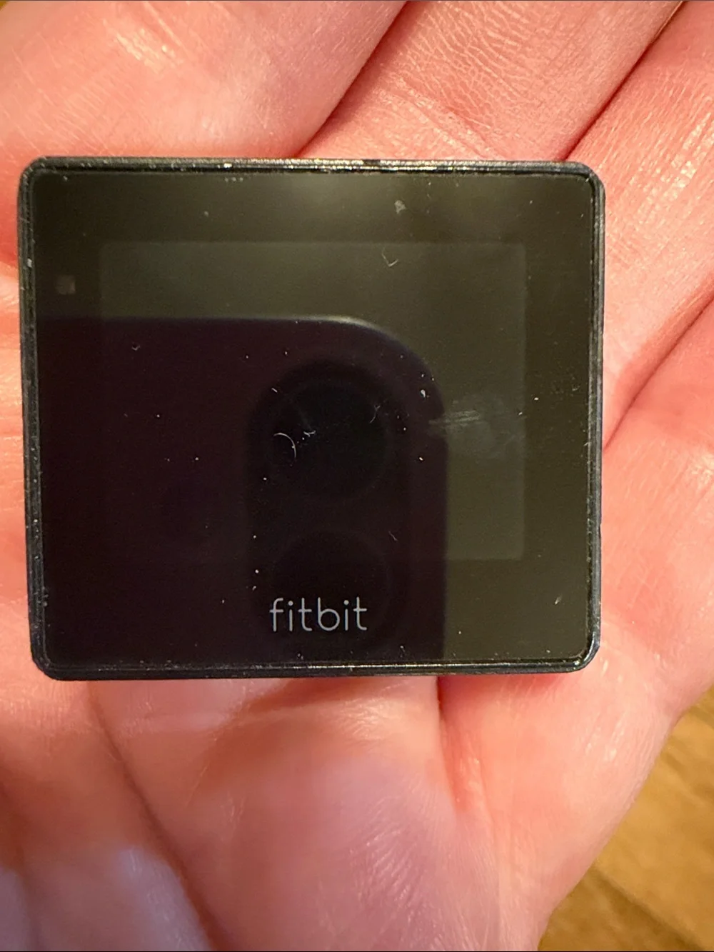 Black Square Fitbit Blaze with Charging Dock